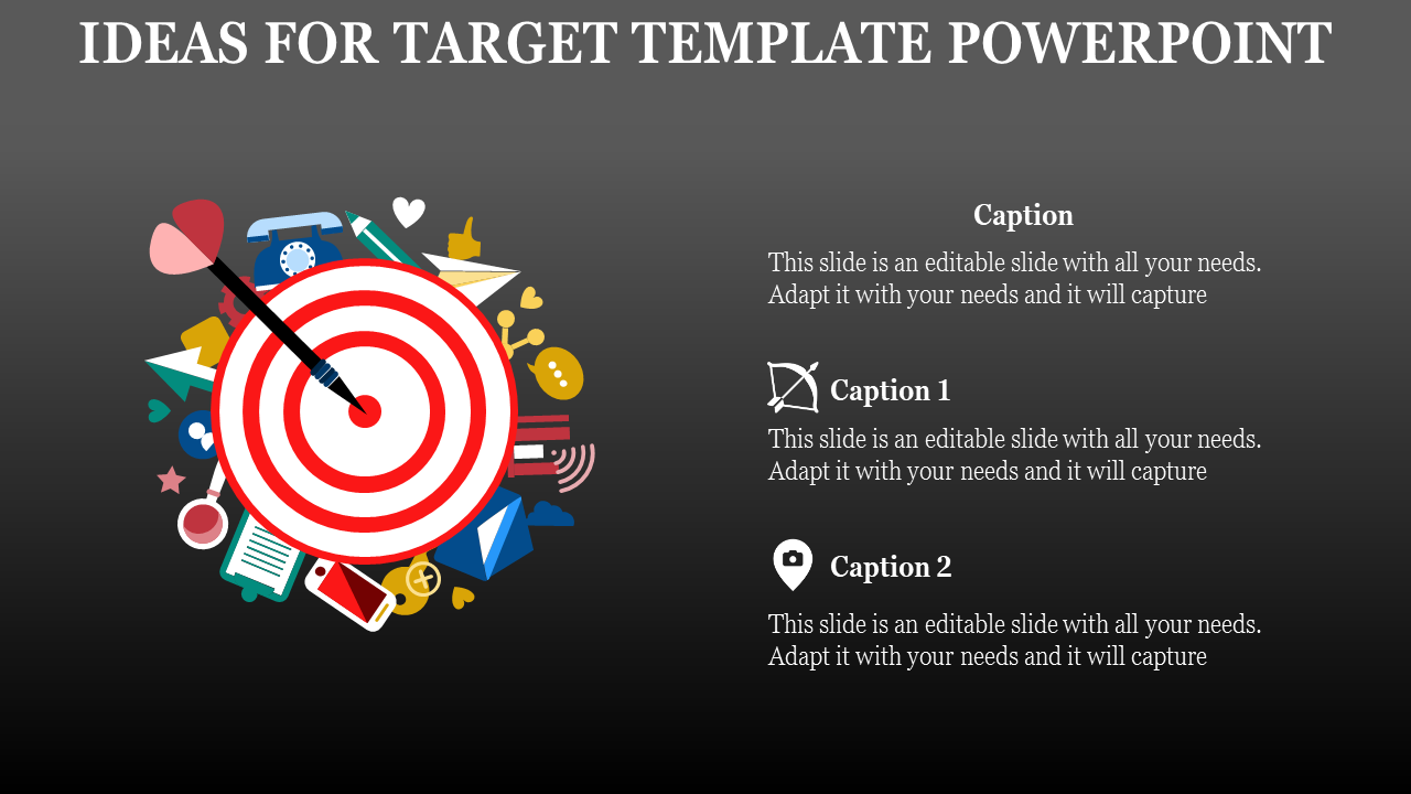 Get Target PowerPoint Template and Google Slides Theme